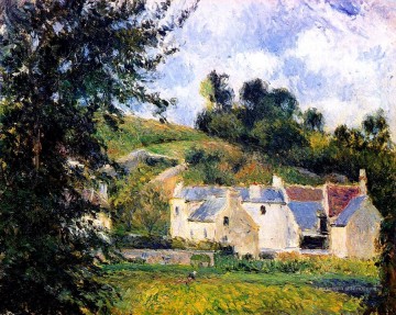 maisons de l’hermitage pontoise 1879 Camille Pissarro Peinture à l'huile